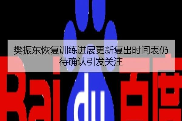 樊振东恢复训练进展更新复出时间表仍待确认引发关注